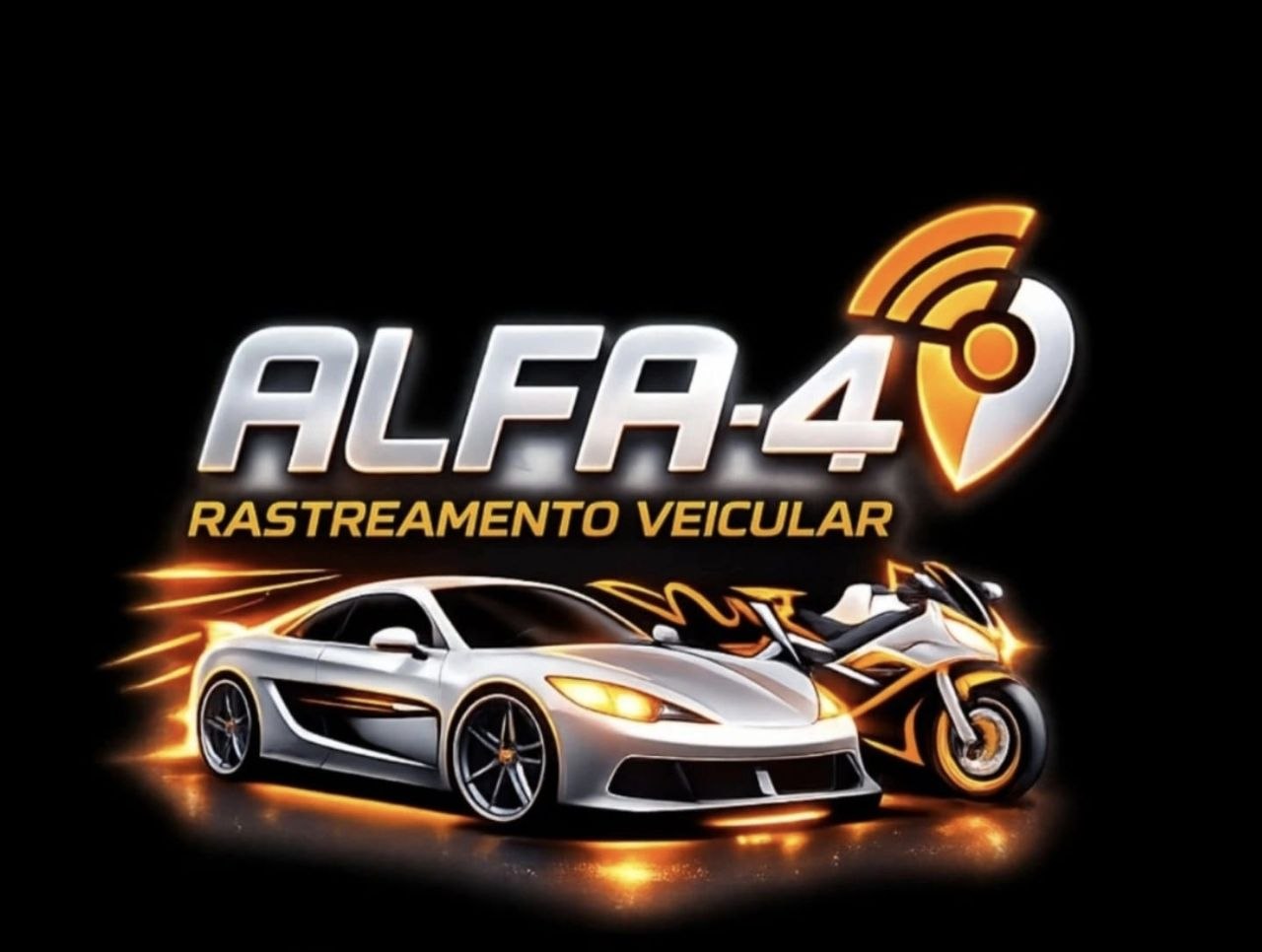 Logotipo Alfa4 Rastreamentos